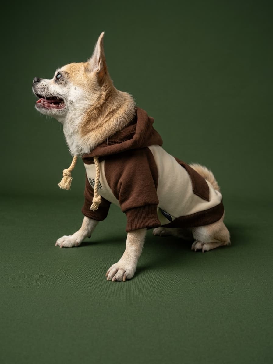 Moka Cream Hoodie — ropa para perros FARA 961